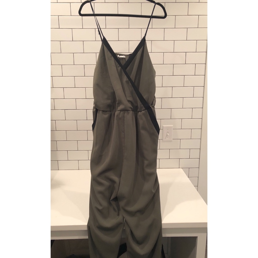 BAR III olive jumpsuit